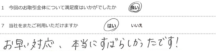 �������Ή��A�{���ɂ��΂炵�������ł��I